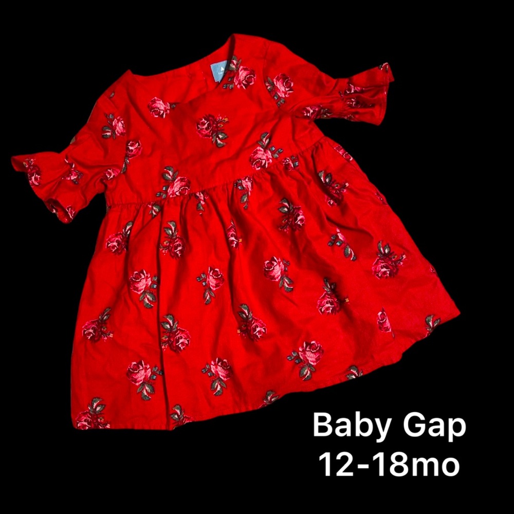 Red Baby Gap 12-18mo Dress